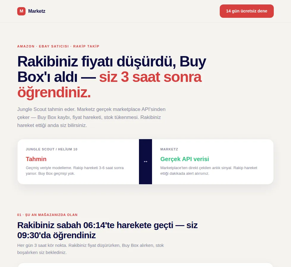 Localz — Group 12: Landing Page preview