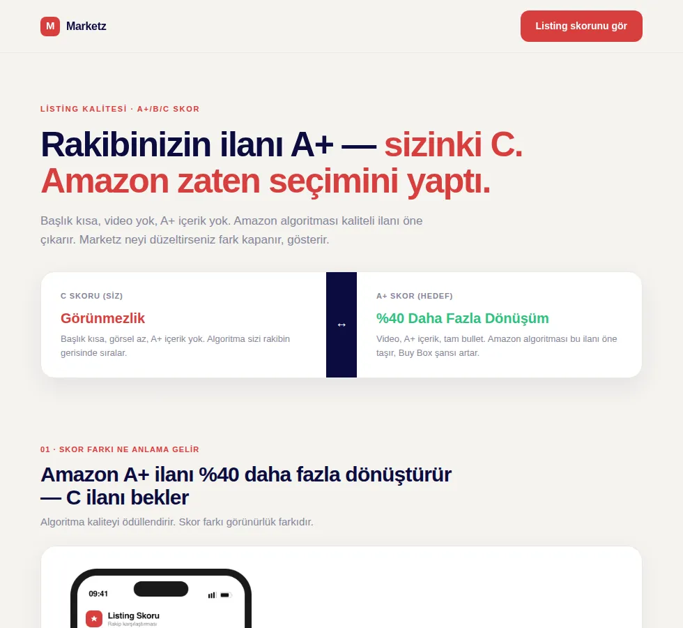 Localz — Group 16: Landing Page preview