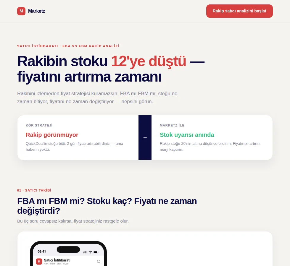 Localz — Group 22: Landing Page preview