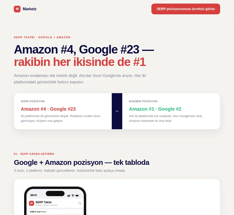 Localz — Group 25: Landing Page preview