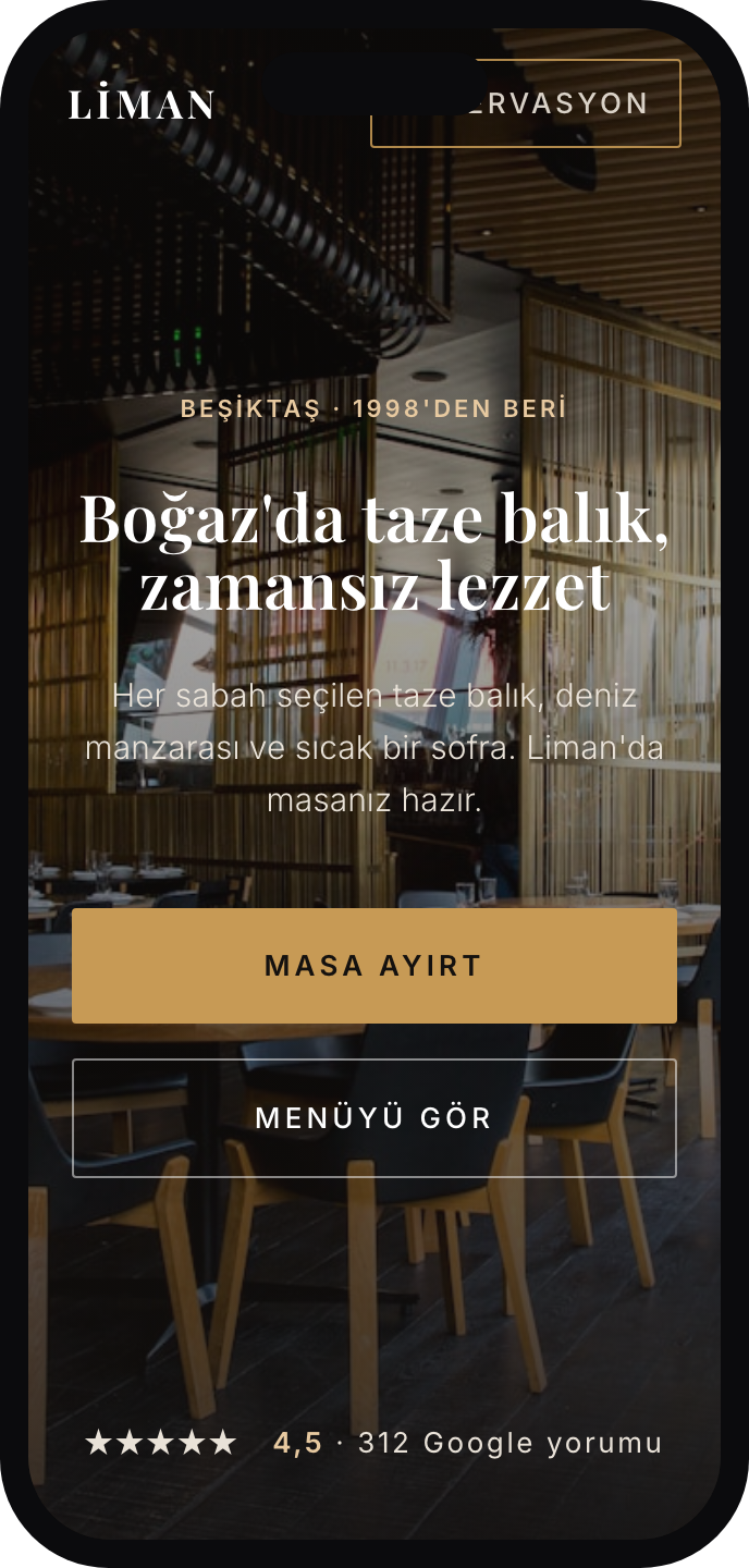Yeni site — mobil
